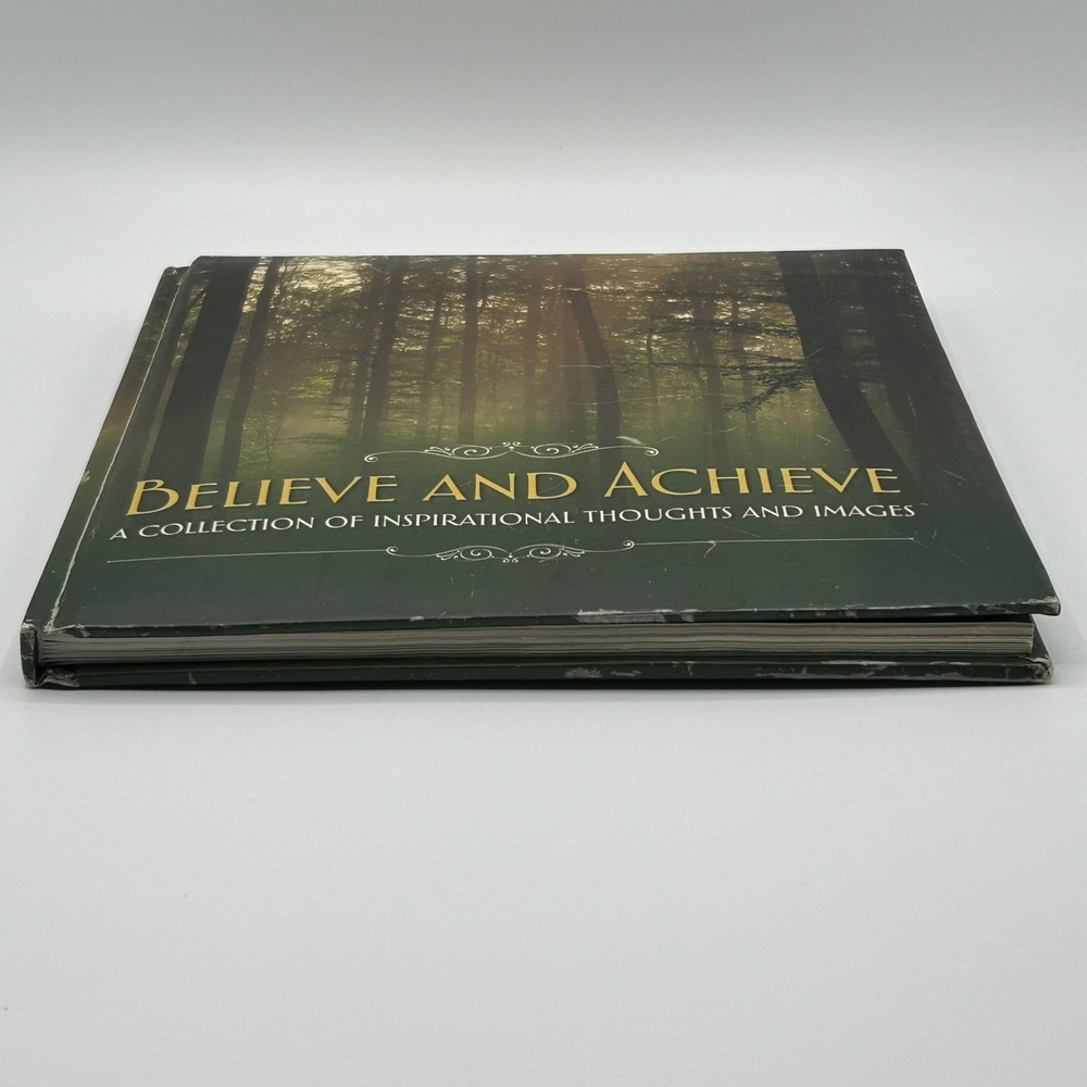 Believe and Achieve Collection of Inspirational Thoughts Images Hardcover Book - Picture 2 of 9